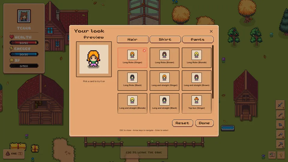 Your look, open over the farm